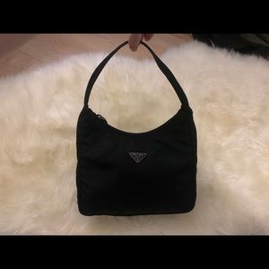 Prada nylon tessuto sport shoulder bag pochette